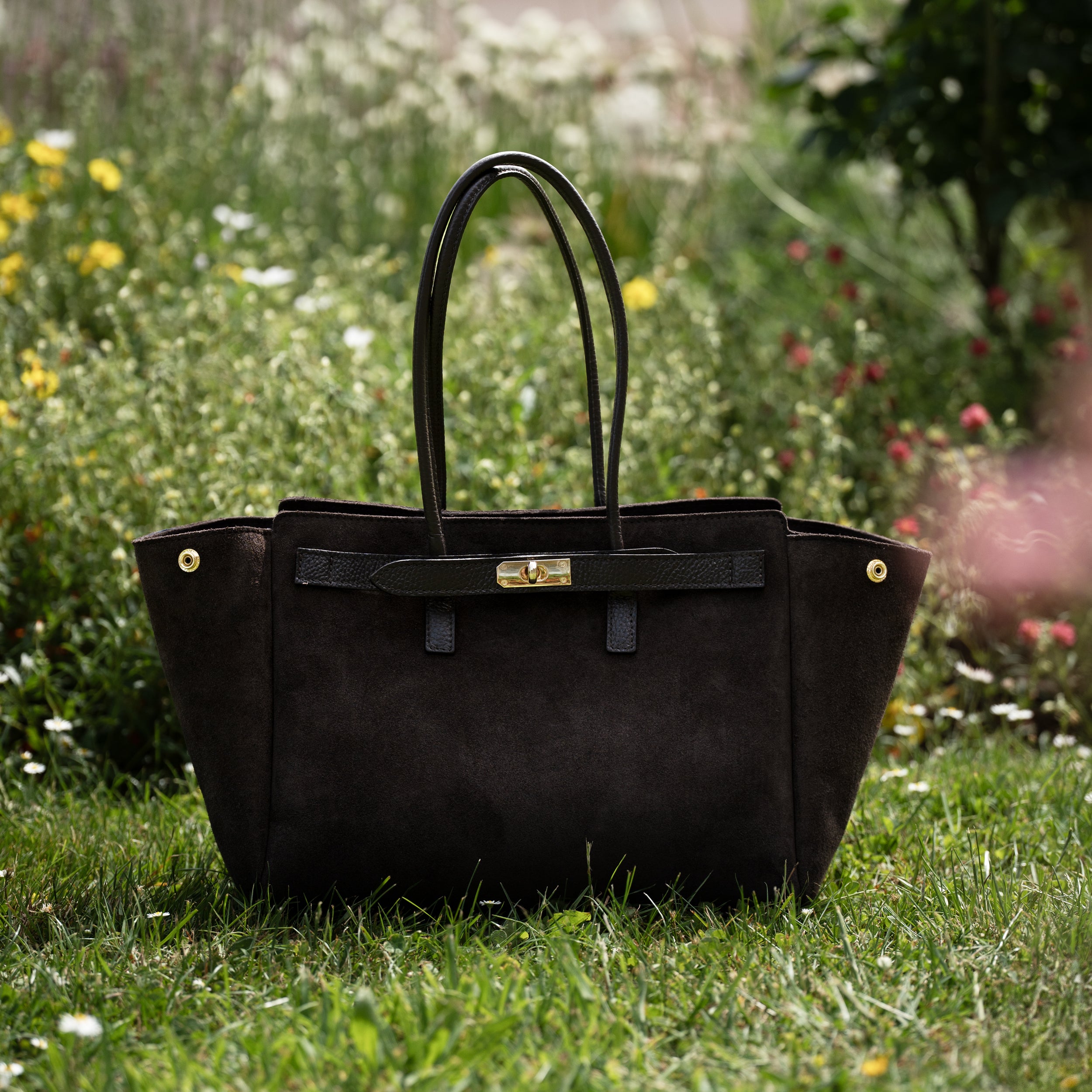 Sac cabas en daim marron - Oud