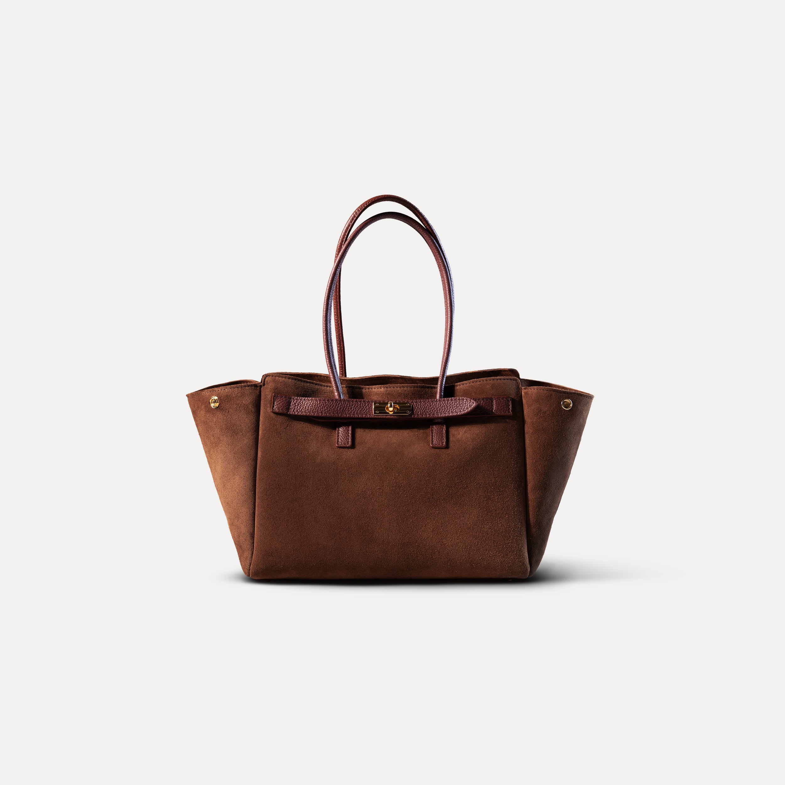 Sac cabas en daim camel - Oud